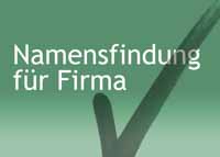 Namensfindung für Firma