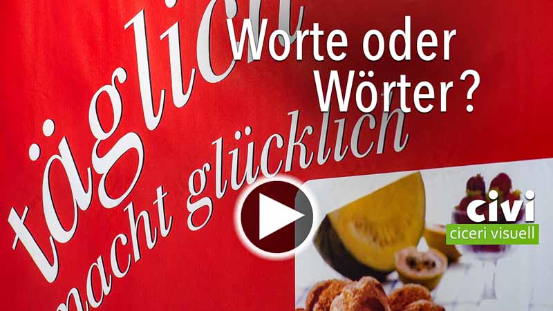 Video von Worte oder Wörter