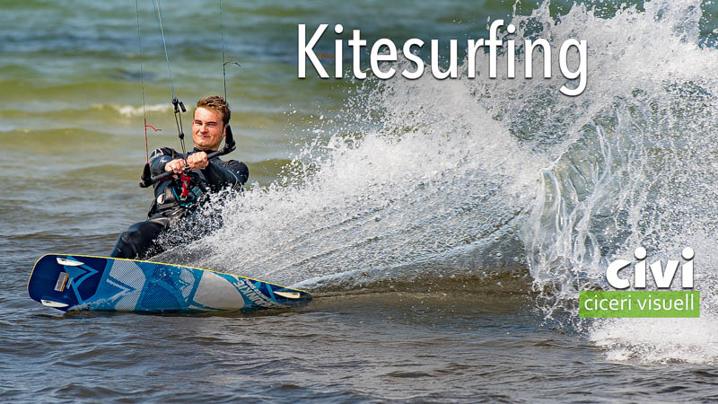 Kitesurfing mit Nik Feldhusen an der Ostsee bei Großenbrode