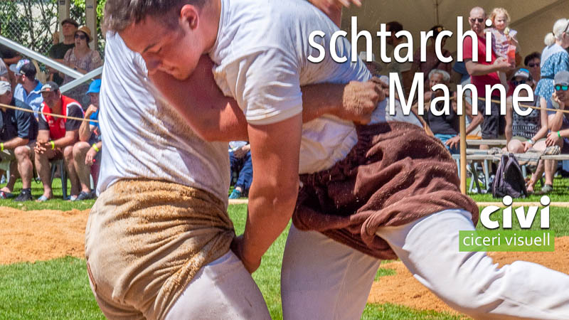 starke Männer am Schaffhauser Kantonal-Schwingfest