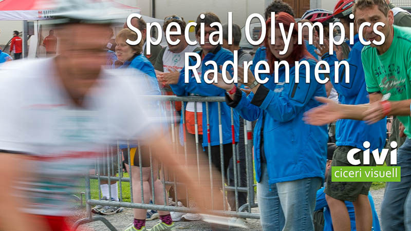 Special Olympics mit Radrennen