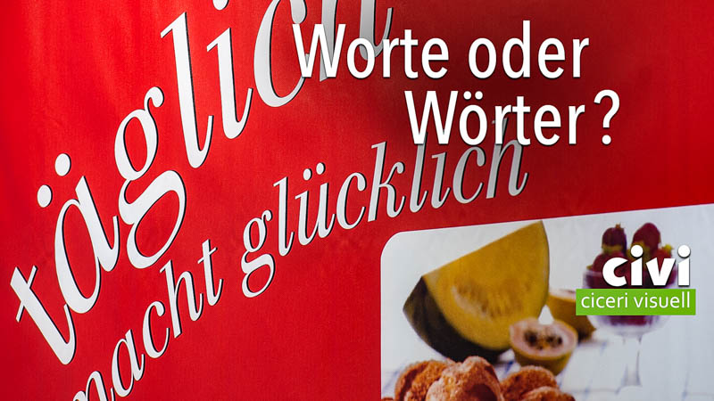 Worte und Wörter an der Südback